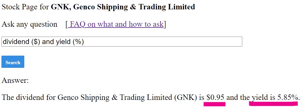 dividend example 1